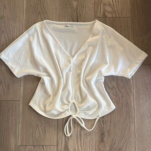 ZARA white shirt top (two tops)